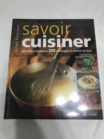 Livre de cuisine, Savoir cuisiner