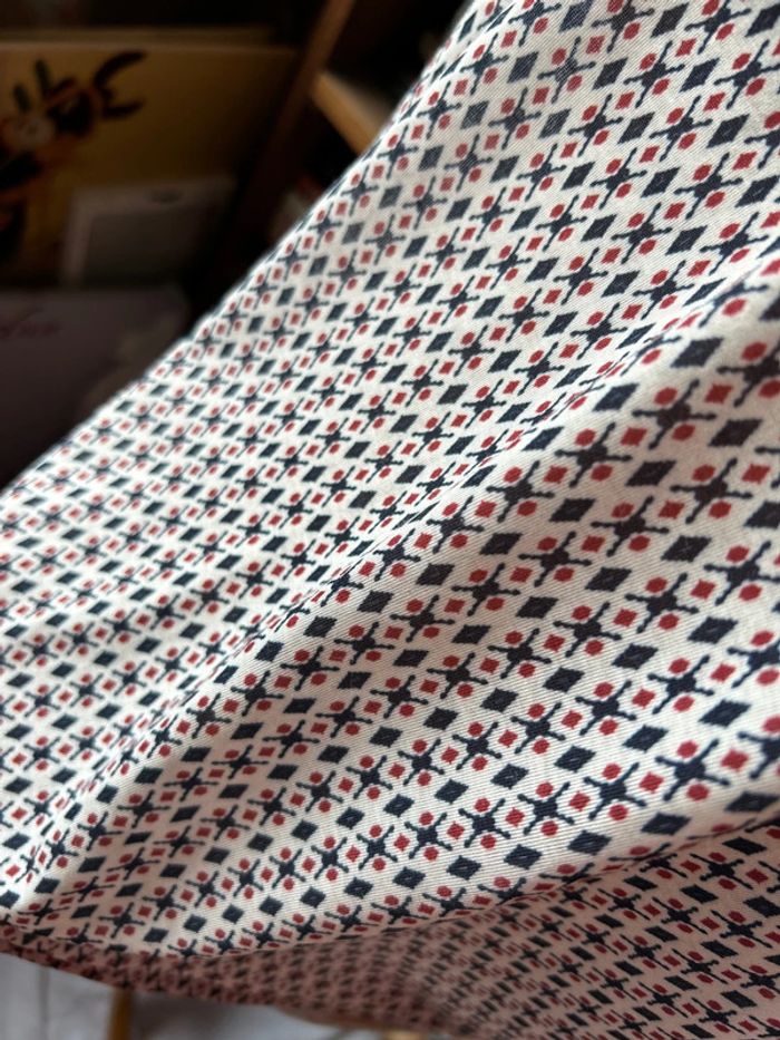 Blouse à épaule dénudées motifs - photo numéro 5