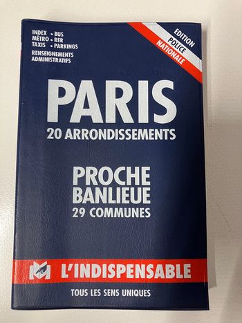 Plan paris de poche