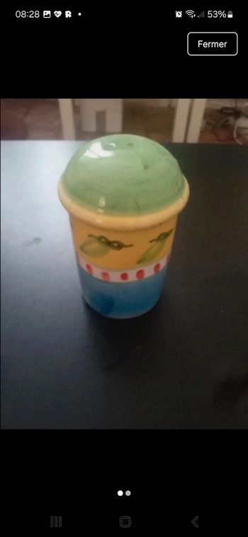 Salière ou poivriere 