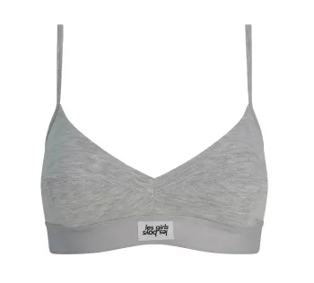 Brassière Les Girls Les Boys Grise – Fille Taille XS Neuf