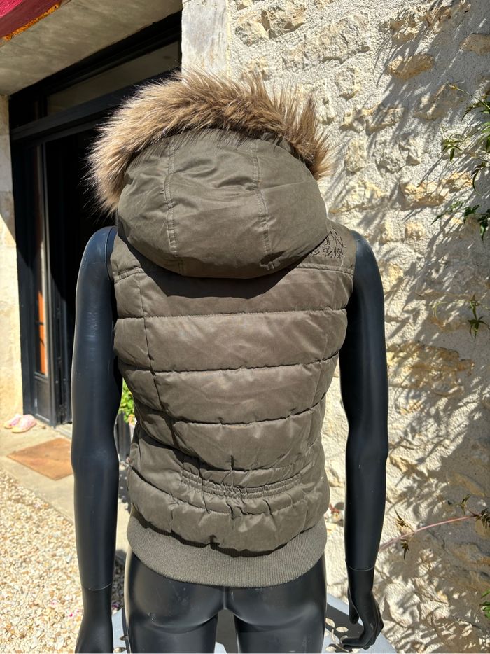 Doudoune sans manches Superdry femme Neuve – Microfibre polaire & capuche fourrure - photo numéro 10