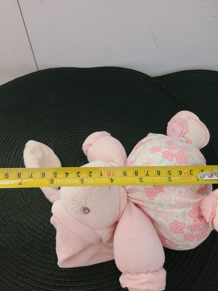 Kaloo collection Lilirose lapin boule rose vert fleur feuille - photo numéro 4