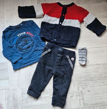 Ensemble 4 pièces 12 mois garçon
