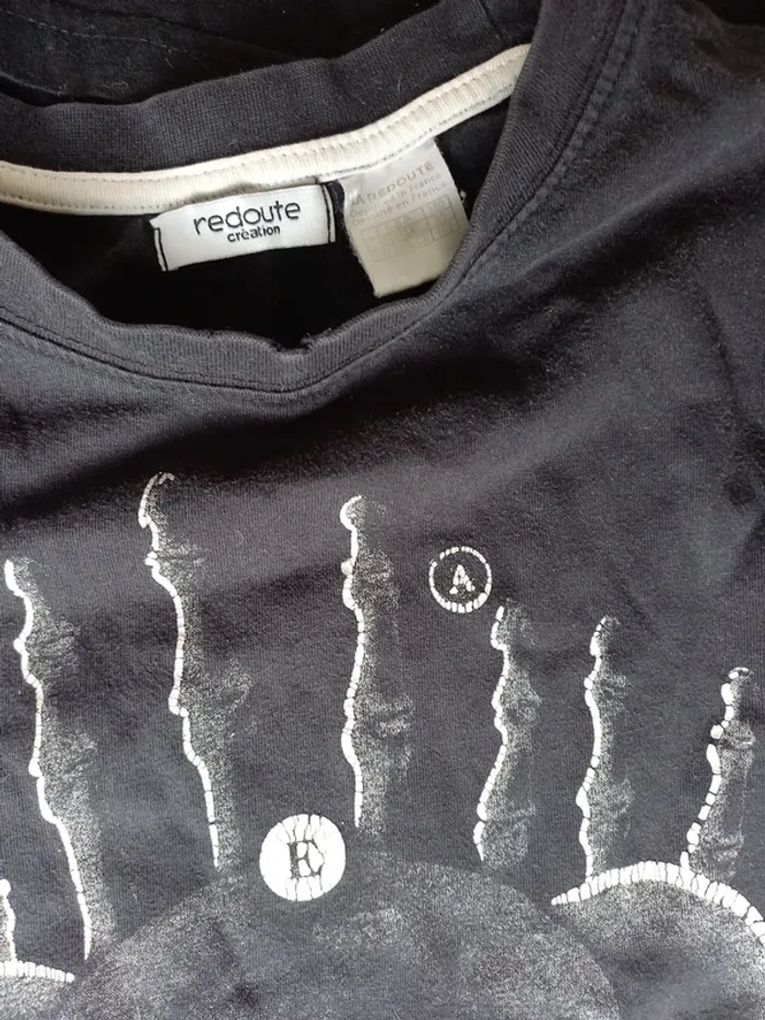 tee-shirts noir 12 ans - photo numéro 3