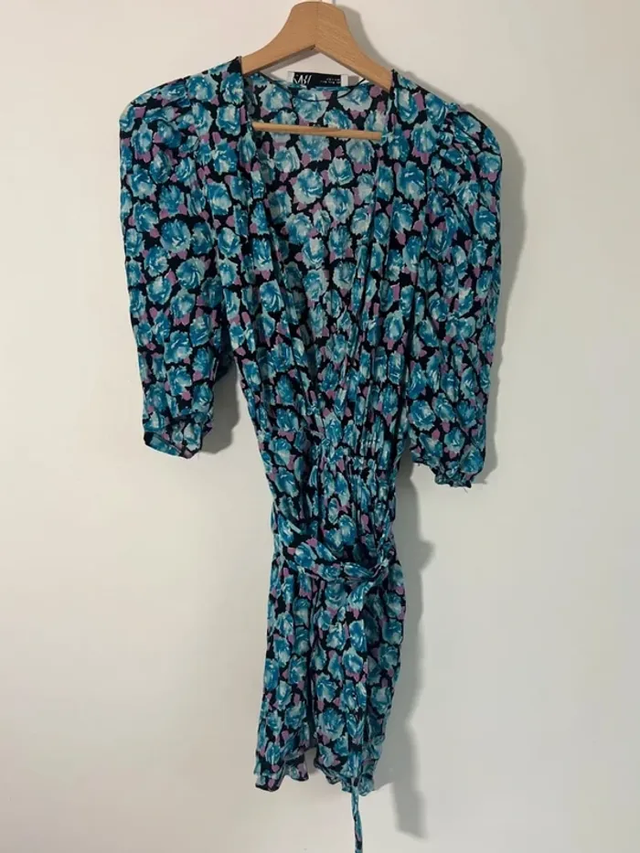 Robe Zara turquoise - photo numéro 2