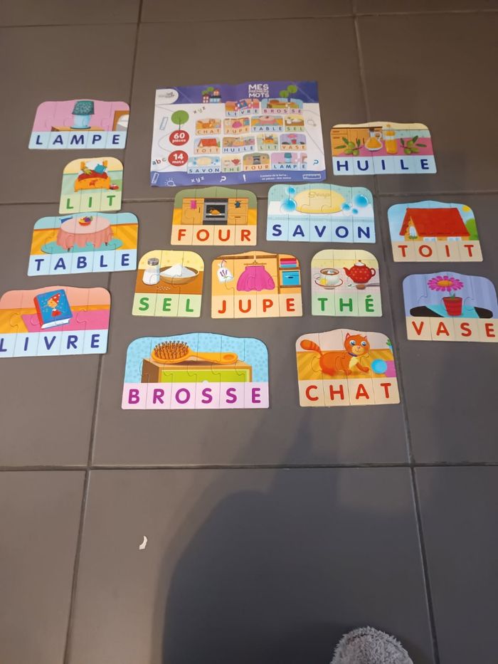Puzzle mes premiers mots - photo numéro 2