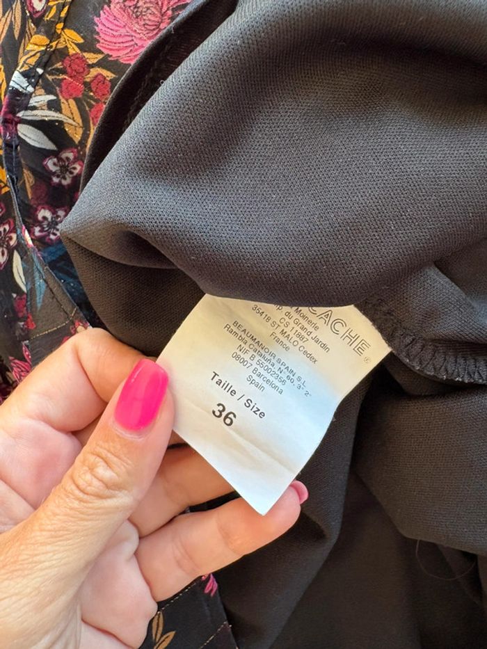 Robe Cache Cache fleurie taille 36 - photo numéro 3