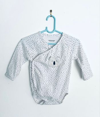 Body blanc « Vertbaudet » taille 12 mois 