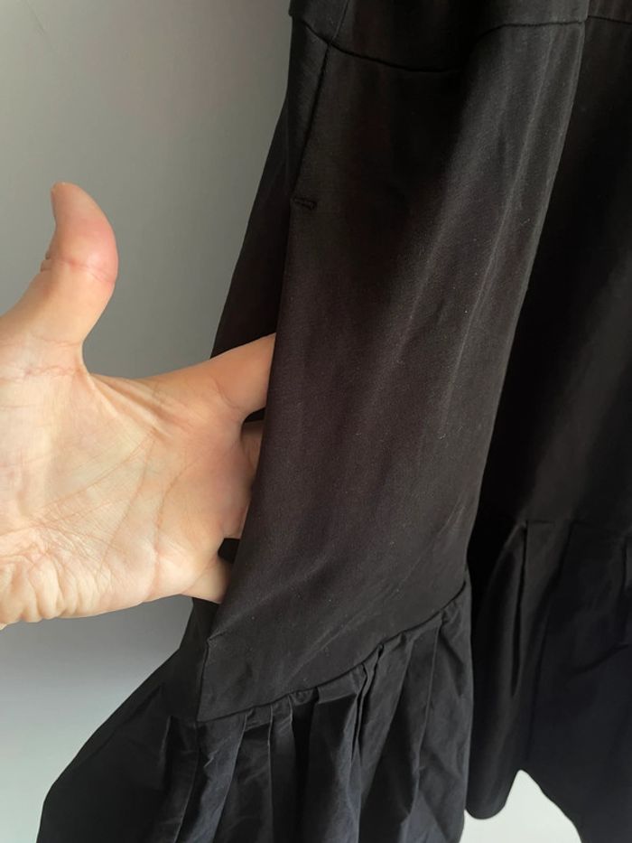 Robe noire bi-matière COS - Taille S - photo numéro 3