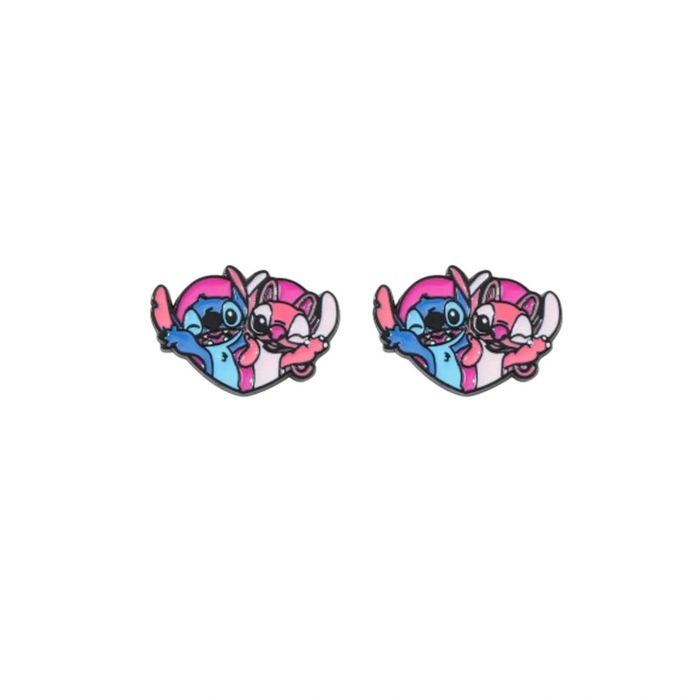 Boucles d’Oreilles Disney Stitch – Clous Mignons pour Filles et Adolescentes