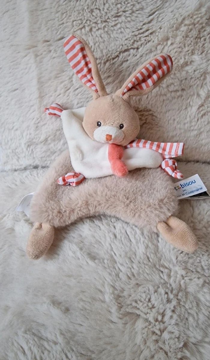Doudou lapin P'tit bisou