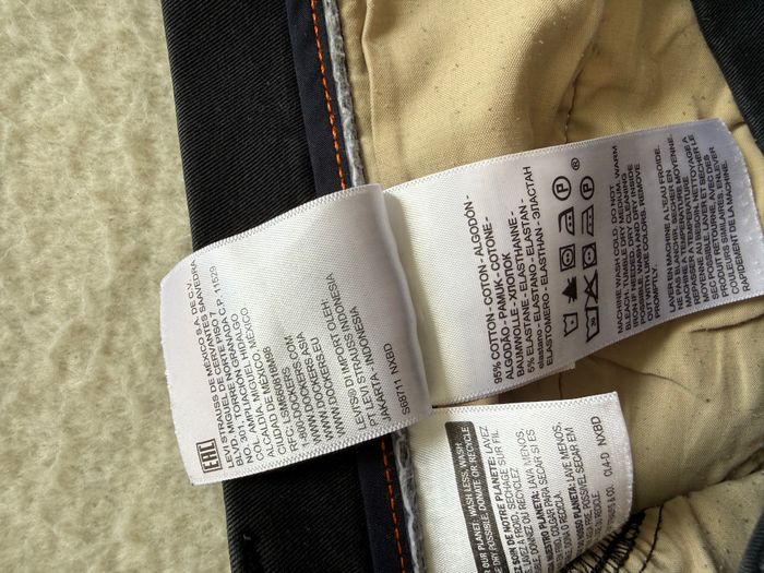 Pantalon cargo homme Dockers – Noir coupe droite – Taille W32 L34 (L) - photo numéro 3