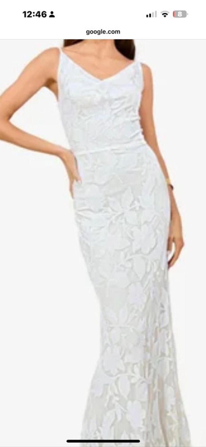 Robe de cocktail blanche