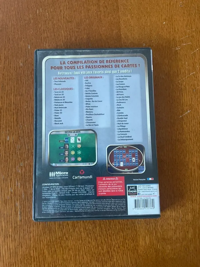 Jeu Pc jeu de 58 cartes - photo numéro 3