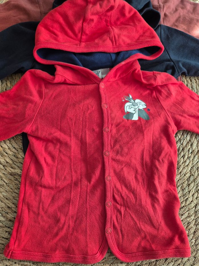 Lot de 3 vestes sweat  zippées 3 ans - photo numéro 6