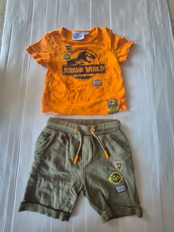 Ensemble bébé garçon "Jurassic World "12 mois