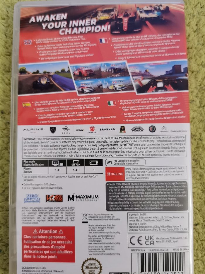 Jeu Switch Hot Lap Racing - photo numéro 2