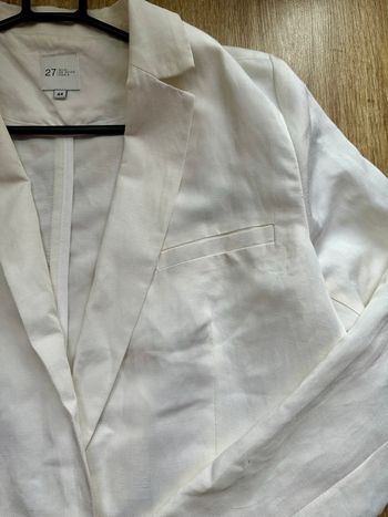 Blazer blanc 27 Quai de Seine Paris – Taille 44 – Veste chic et élégante