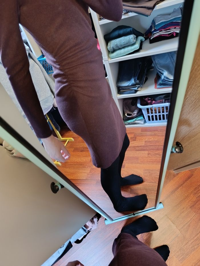 Robe pull neuve prune XS - photo numéro 5