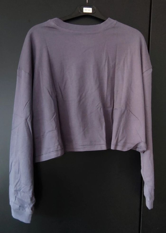 Tee-shirt oversize manches longues Violet/Lila Billabong - photo numéro 5