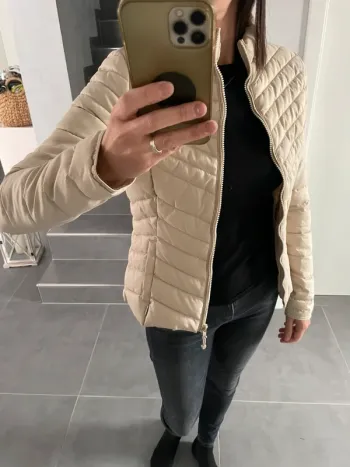 Doudoune beige Only