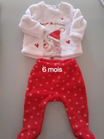 Pyjama 2 pièces hiver fille 6m