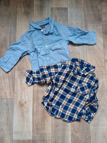 Lot de 2 chemises garçon