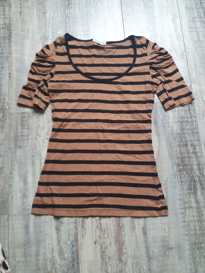 Tee shirt rayé - photo numéro 2
