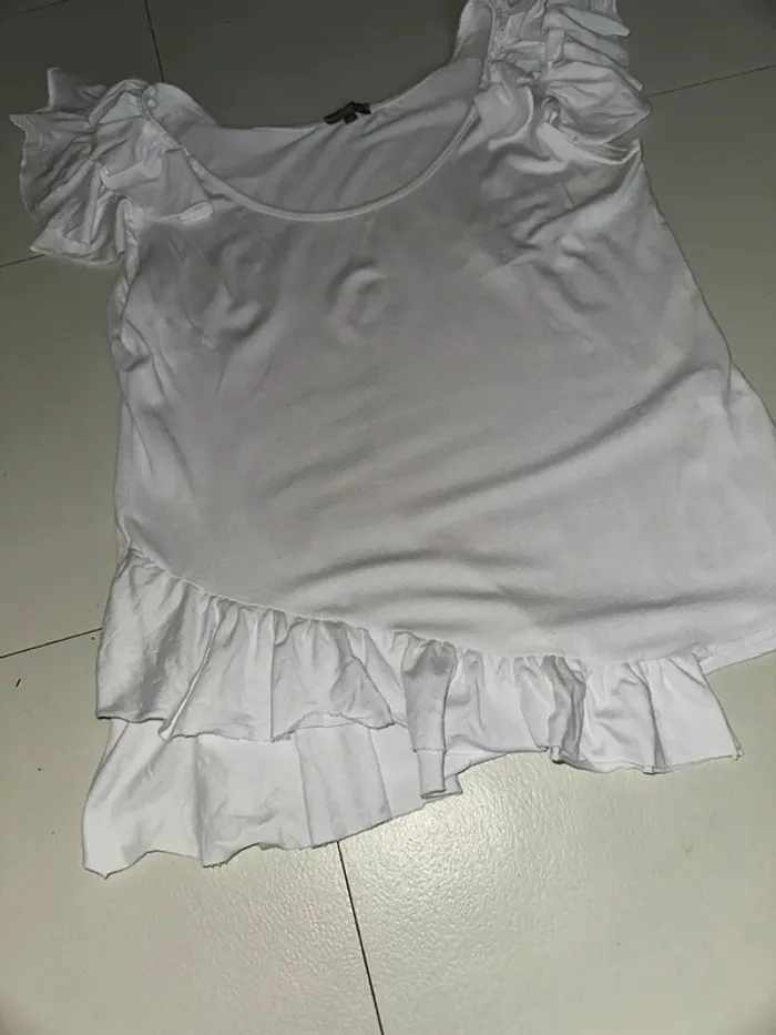 Top blanc In Extenso TM neuf - photo numéro 2