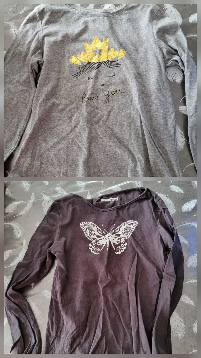 Lot de 2 Tee-shirts manches longues