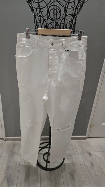 Jeans Zara troué mom fit