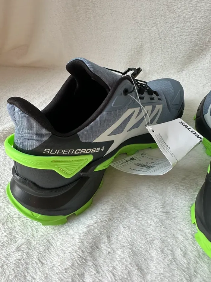 Salomon supercross 4 pour homme taille 41 1/3 neuf - photo numéro 7