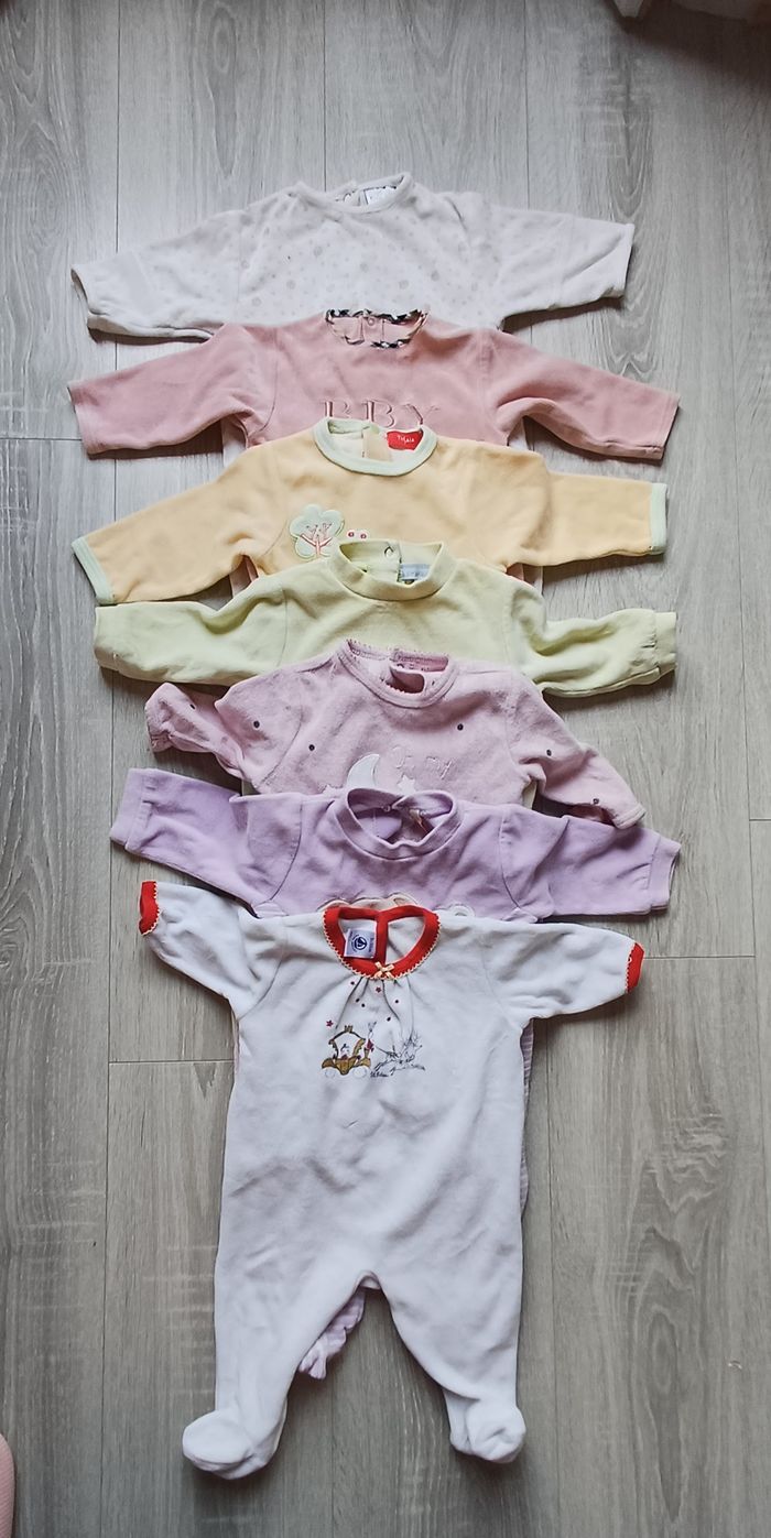 Lot de 7 pyjama chaud 3 mois