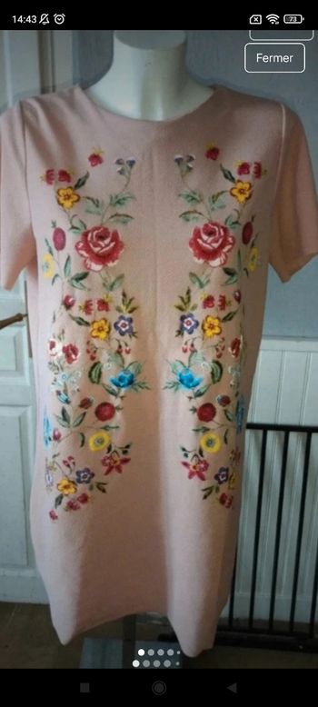 Très belle robe zara f16