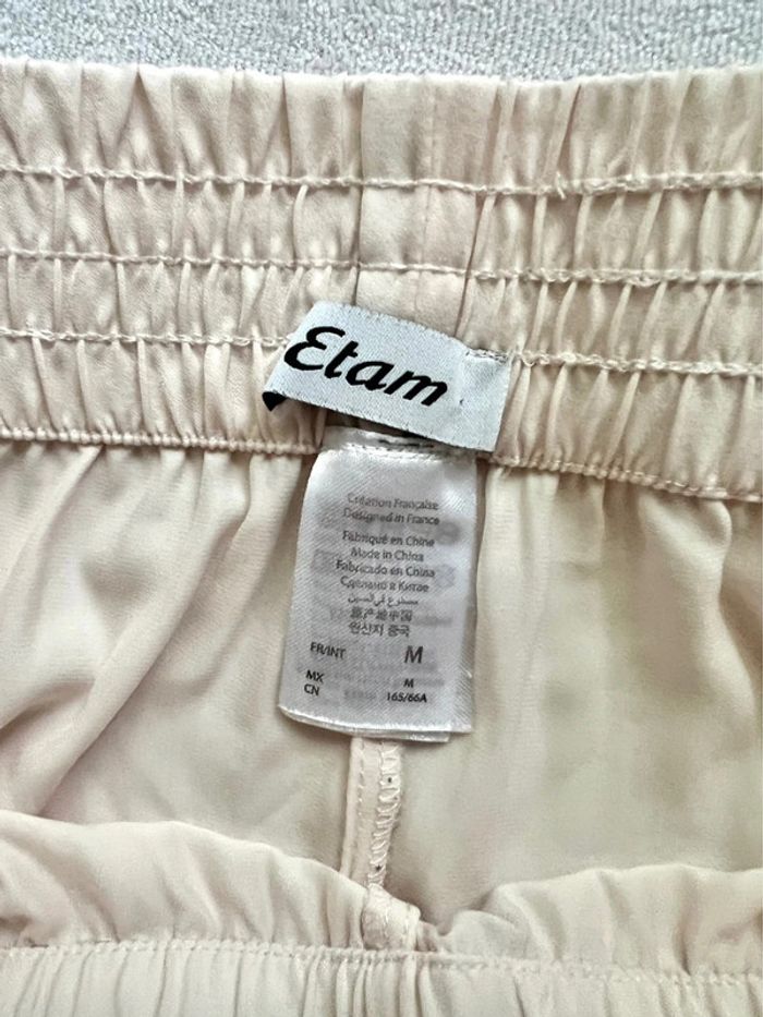 Pantalon fluide rose Etam M - photo numéro 4