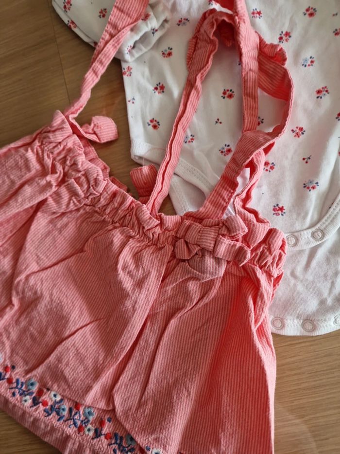 Body et jupe ensemble sergent major 9 mois - photo numéro 3