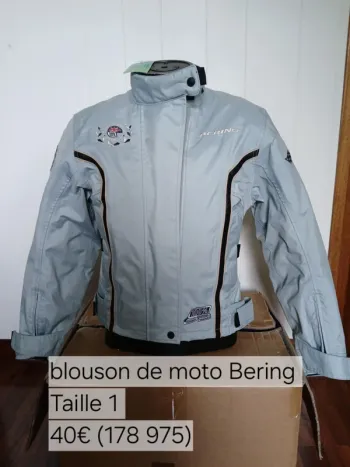 178976 blouson moto femme Taille 1
