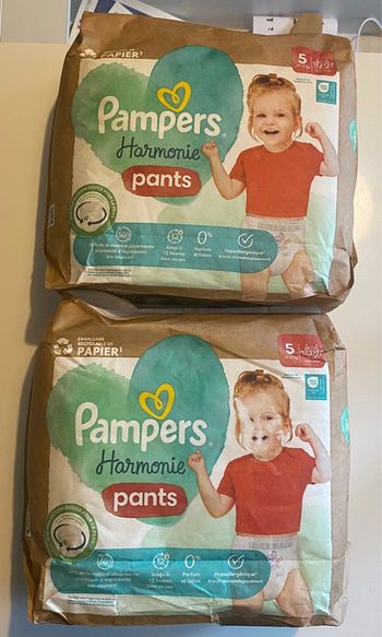 Lot de 2 paquets Pampers