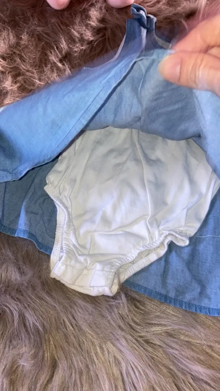 Robe kiabi 9 mois avec body intégré - photo numéro 3