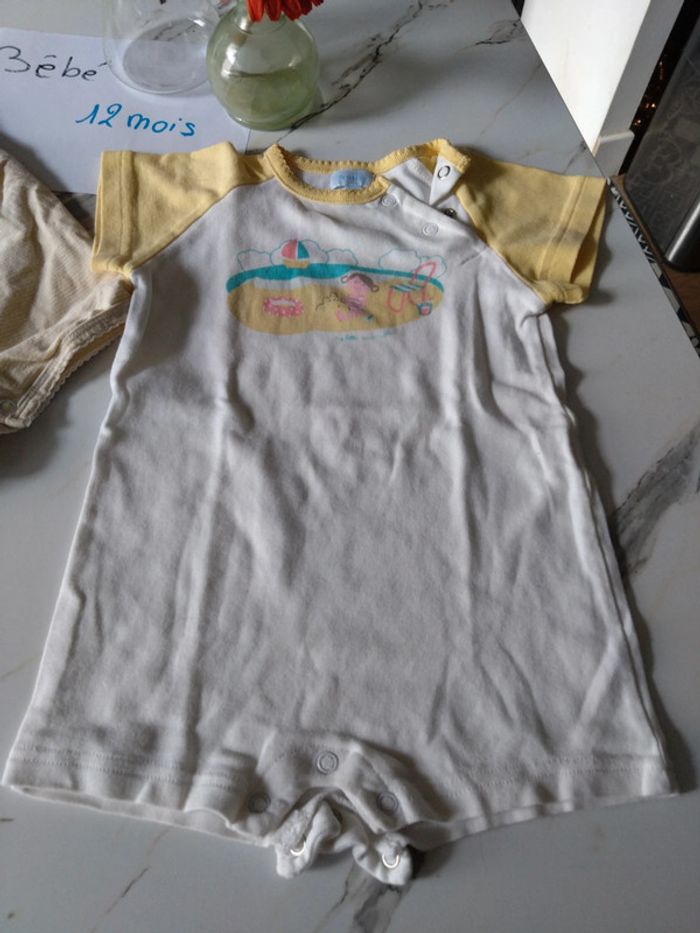 Lot de 3 combinaisons bébé fille de 12 mois Tex - photo numéro 2