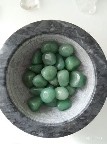 Aventurine verte roulée à l'unité
