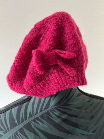 Bonnet rose pailleté H&M