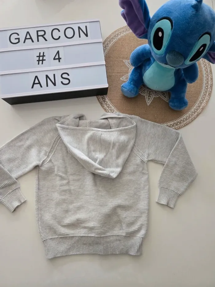 Pull zippé TAO 4ans - photo numéro 4