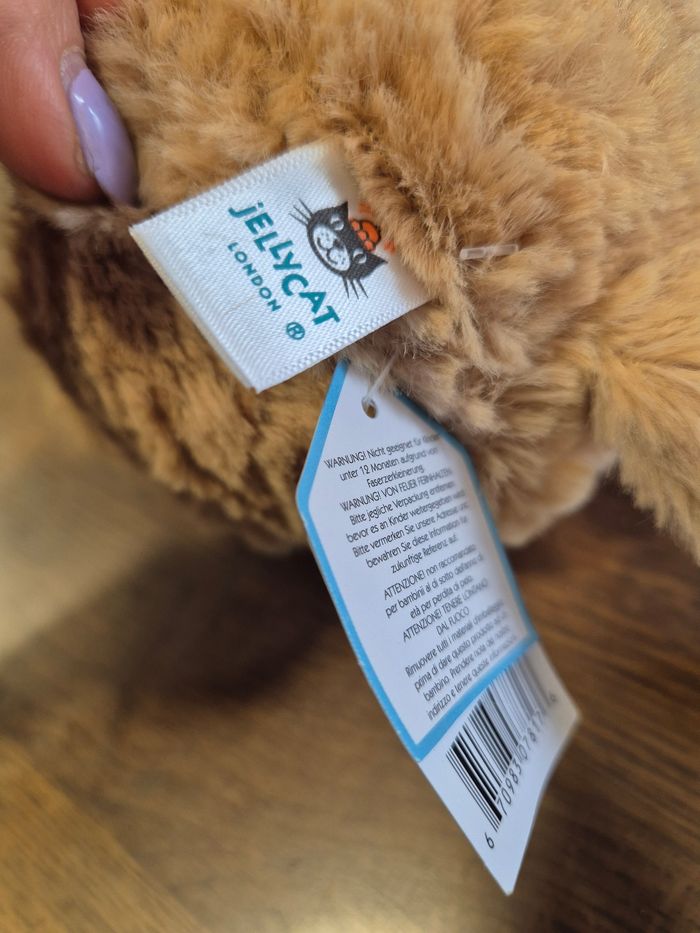 Peluche Fuddlewuddle lion Jellycat neuf - photo numéro 3