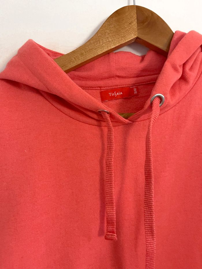 Pull à capuche rose Tissaia - photo numéro 5