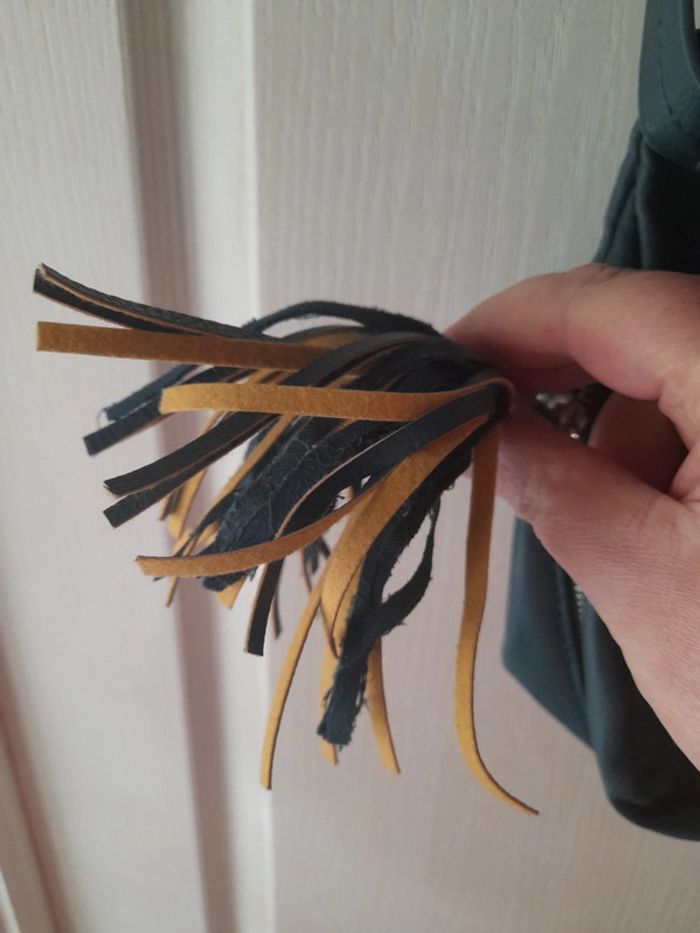 Sac à main bleu pétrole - photo numéro 3