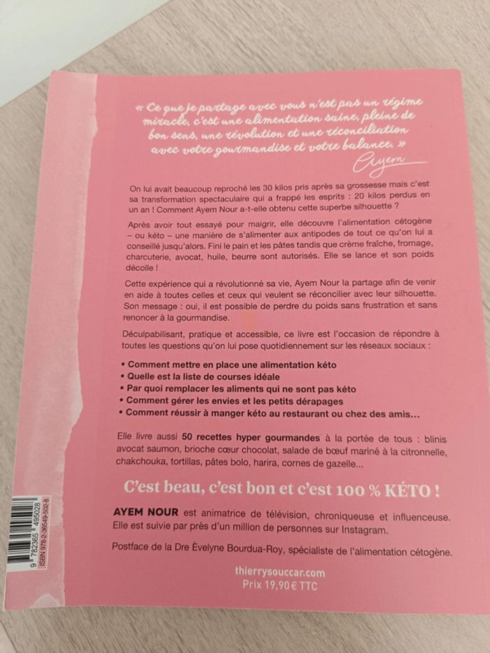 Livre simplement Keto de Ayem Nour - photo numéro 2