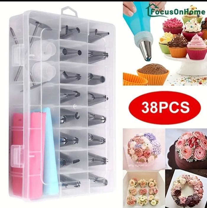 Kit 38 pièces décoration gâteau neuf