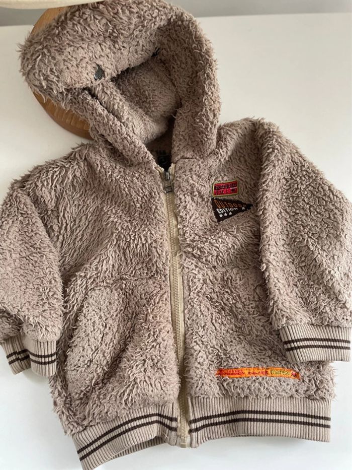 Gilet marron bébé - photo numéro 3